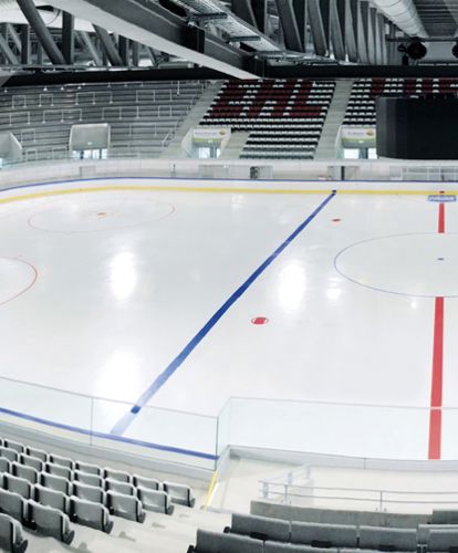 An ice arena